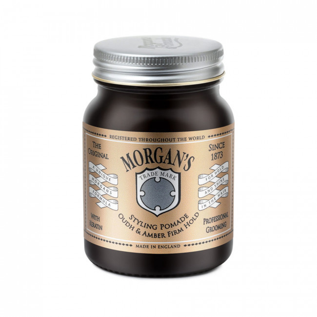 Помада для укладки Morgans Pomade Oudh & Amber Сильная фиксация / Сильный блеск 100 г
