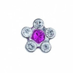 Серьги, лепестки 7512-6410