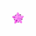 Серьги, циркон (розовый) 5 мм 7522-0401