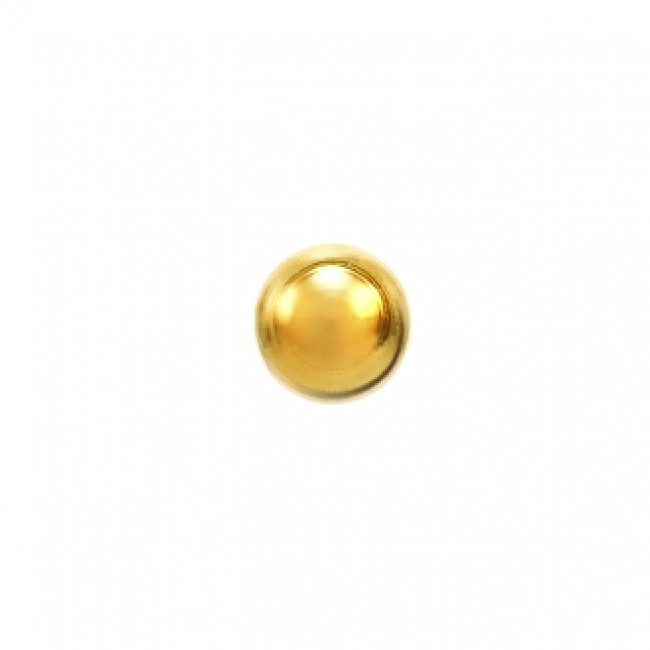 Серьги шарики 3 мм, с золотым покрытием 7531-0300