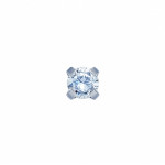 Серьги, циркон 2 мм 7532-0100