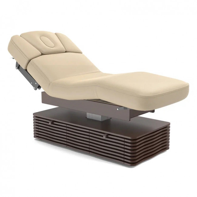 Электрический стационарный массажный стол NESS-C Salon-Walnut с