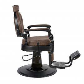 Барбер кресло BUZZ Black Brown VIP02