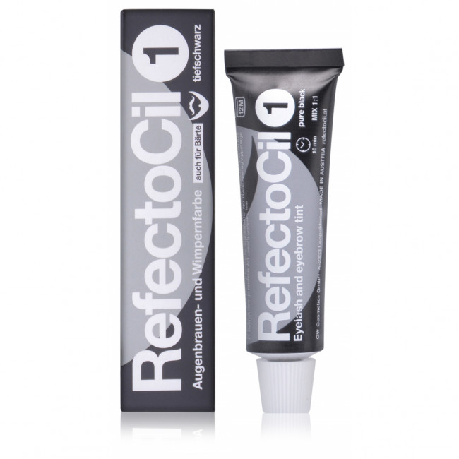 Краска для бровей и ресниц RefectoCil, черная 1.0