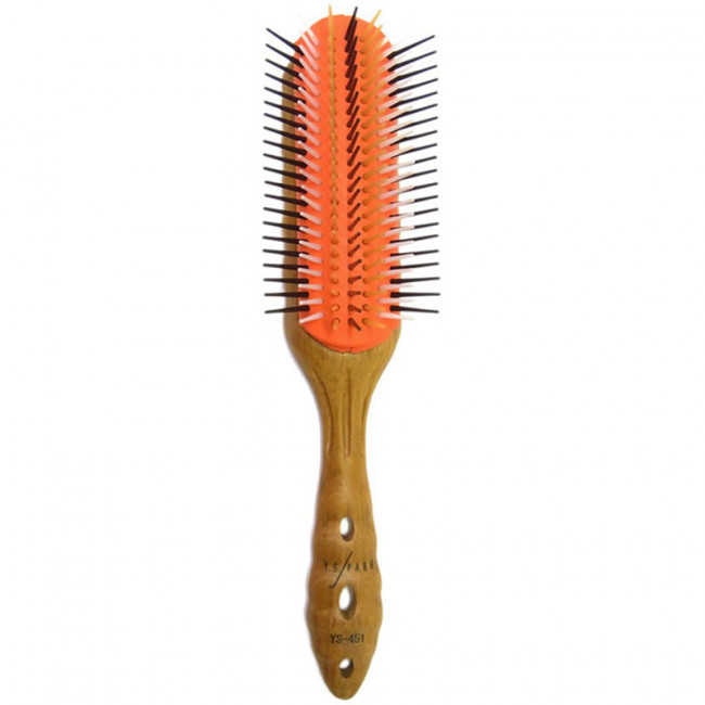 Стайлер Y.S.Park 451 Wood Styler Brush (7 ряд.)